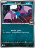 Team Rocket's Zubat 120/182 Destined Rivals English Pokémon card