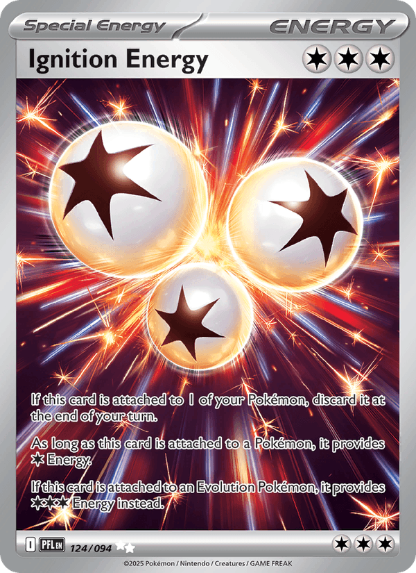 Ignition Energy 124/94 Phantasmal Flames English Pokémon card
