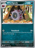 Whirlipede 55/86 Black Bolt English Pokémon card