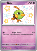 Natu 151/91 Paldean Fates English Pokémon card