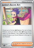 Janine's Secret Art 112/131 Prismatic Evolutions English Pokémon card