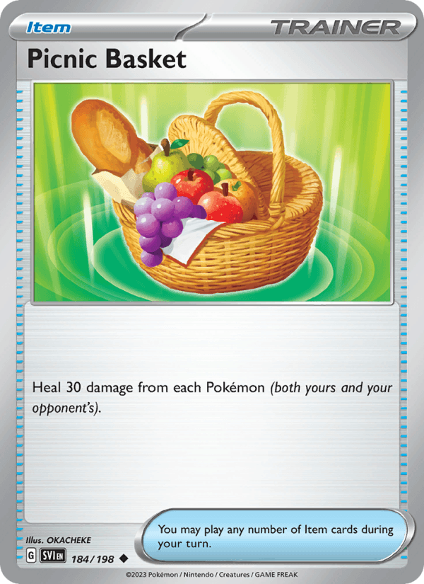 Picnic Basket 184/198 Scarlet & Violet English Pokémon card