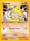 Geodude 44 Neo Revelation English Pokemon card