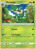 Simisage 13/147 Burning Shadows English Pokémon card