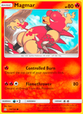 Magmar 18/156 Ultra Prism English Pokémon card