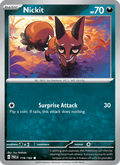 Nickit 119/182 Paradox Rift English Pokémon card