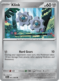 Klink 61/86 Black Bolt English Pokémon card