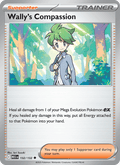Wally's Compassion 132/132 Mega Evolution English Pokémon card
