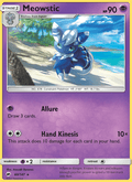 Meowstic 60/147 Burning Shadows English Pokémon card