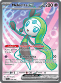 Meloetta ex 159/86 Black Bolt English Pokémon card