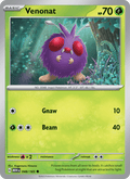 Venonat 48/165 151 English Pokémon card