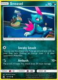 Sneasel 73/156 Ultra Prism English Pokémon card