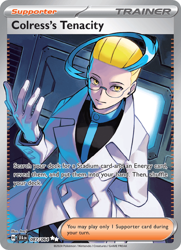 Colress's Tenacity 87/64 Shrouded Fable English Pokémon card
