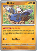 Drilbur 85/162 Temporal Forces English Pokémon card