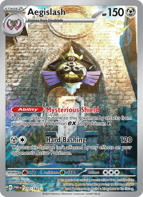 Aegislash 210/182 Paradox Rift English Pokémon card