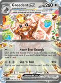 Greedent ex 179/197 Obsidian Flames English Pokémon card