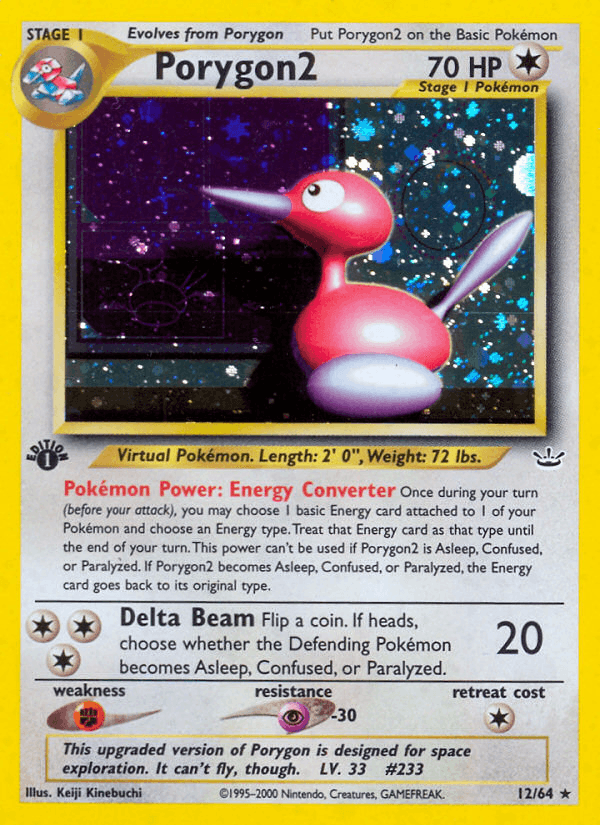 Porygon2 12 Neo Revelation English Pokemon card