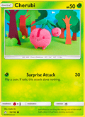 Cherubi 10/156 Ultra Prism English Pokémon card