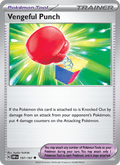 Vengeful Punch 197/197 Obsidian Flames English Pokémon card