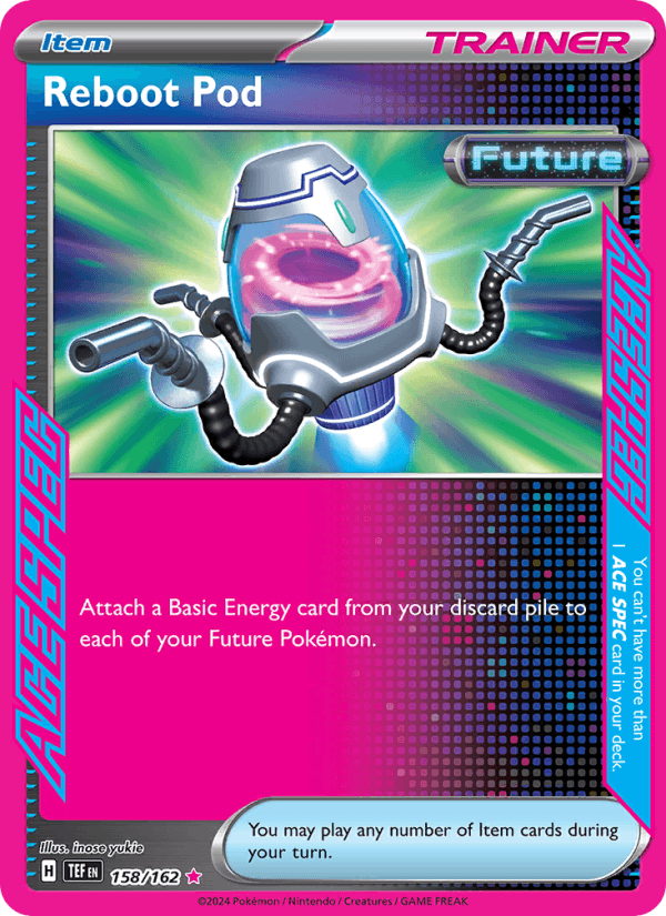 Reboot Pod 158/162 Temporal Forces English Pokémon card