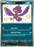 Murkrow 181/91 Paldean Fates English Pokémon card