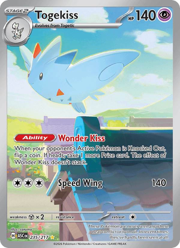 Togekiss 235/217 Ascended Heroes English Pokémon card