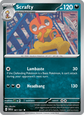 Scrafty 61/91 Paldean Fates English Pokémon card