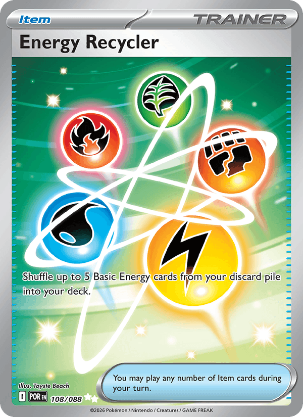 Energy Recycler 108/88 Perfect Order English Pokémon card