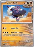 Great Tusk 96/162 Temporal Forces English Pokémon card