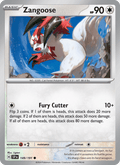 Zangoose 149/191 Surging Sparks English Pokémon card