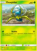 Dewpider 16/156 Ultra Prism English Pokémon card