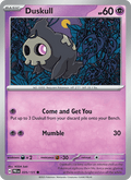 Duskull 35/131 Prismatic Evolutions English Pokémon card
