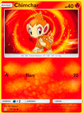 Chimchar 20/156 Ultra Prism English Pokémon card