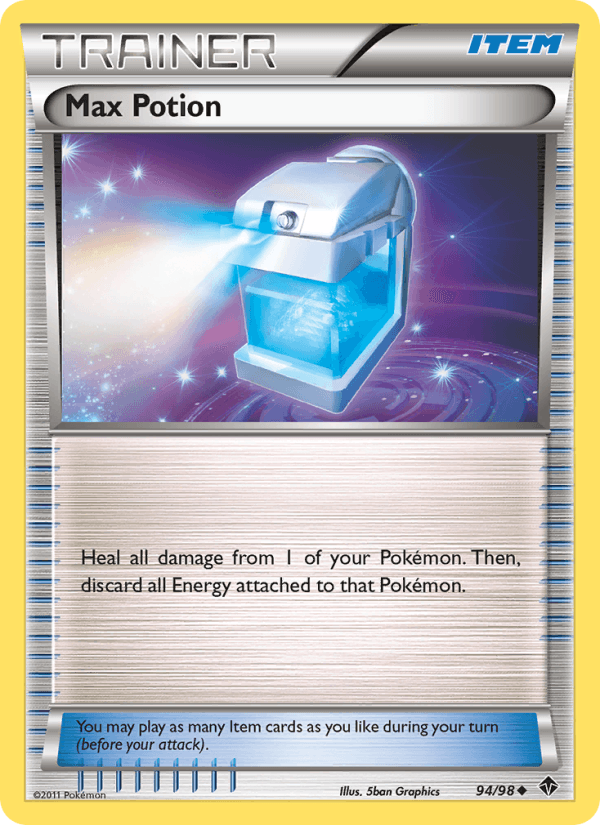 Max Potion 94/98 Emerging Powers English Pokémon card