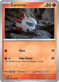 Larvesta 40/197 Obsidian Flames English Pokémon card