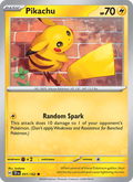 Pikachu 51/162 Temporal Forces English Pokémon card