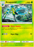 Araquanid 17/156 Ultra Prism English Pokémon card