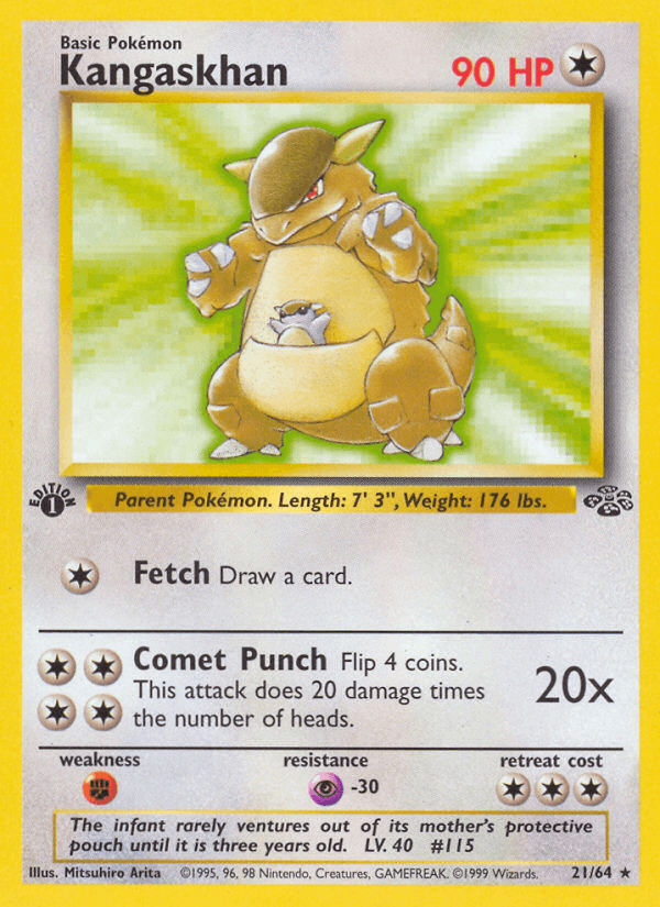 Kangaskhan 21/64 Jungle English Pokémon card