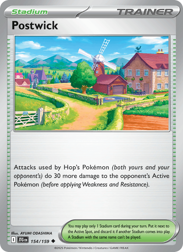 Postwick 154/159 Journey Together English Pokémon card