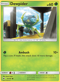 Dewpider 14/147 Burning Shadows English Pokémon card