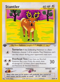 Stantler 38 Neo Revelation English Pokemon card