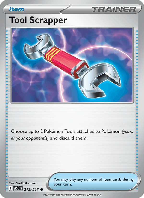 Tool Scrapper 212/217 Ascended Heroes English Pokémon card
