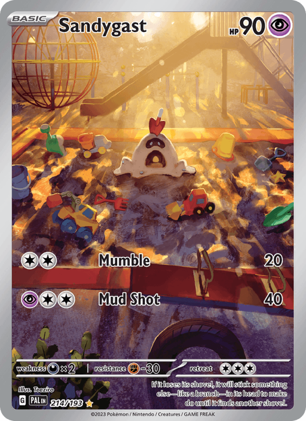 Sandygast 214/193 Paldea Evolved English Pokémon card