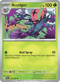 Accelgor 9/86 White Flare English Pokémon card