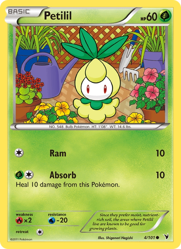 Petilil 4/101 Noble Victories English Pokémon card
