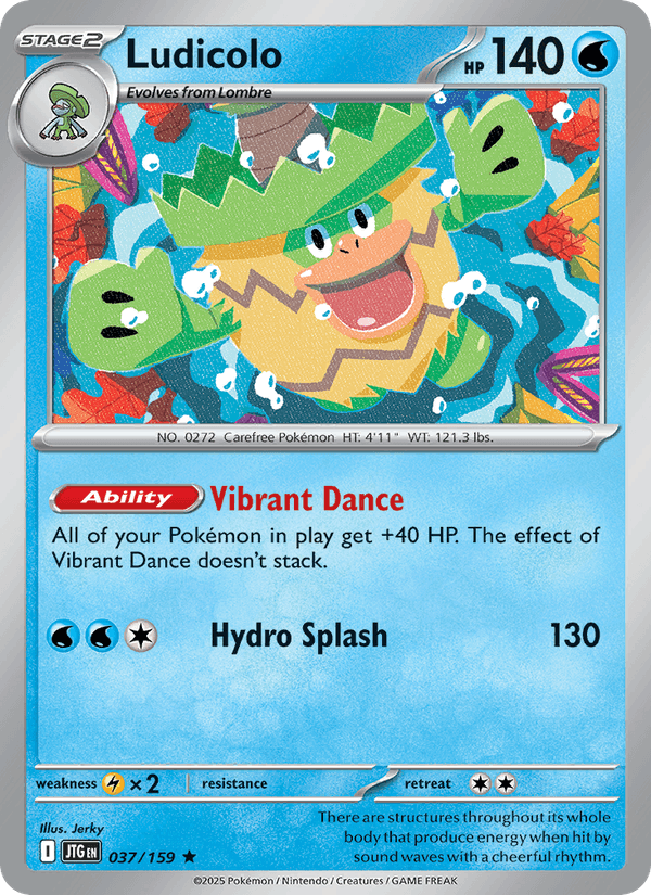 Ludicolo 37/159 Journey Together English Pokémon card
