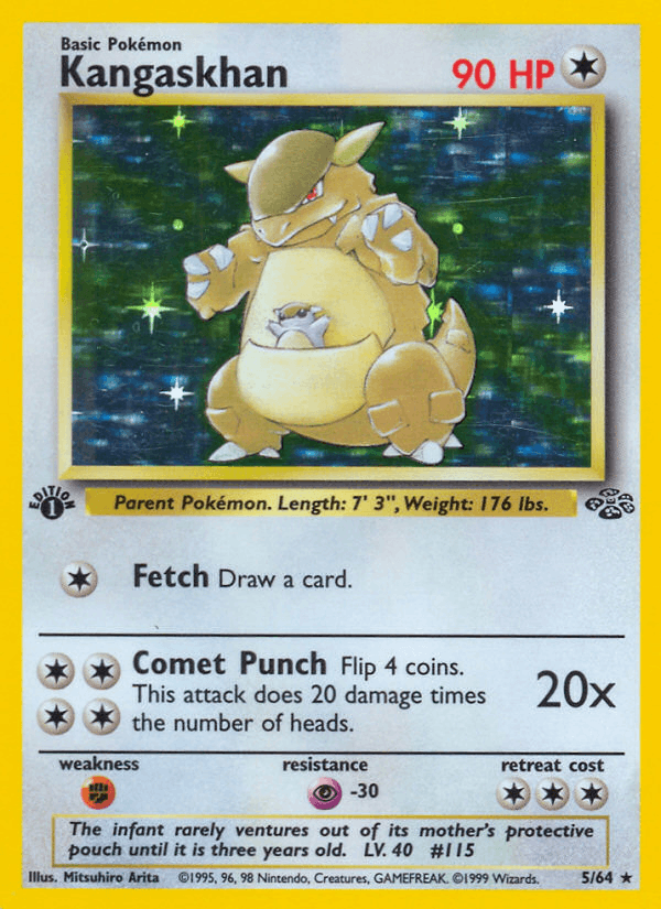 Kangaskhan 5/64 Jungle English Pokémon card