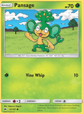 Pansage 12/147 Burning Shadows English Pokémon card