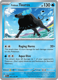 Paldean Tauros 41/193 Paldea Evolved English Pokémon card