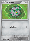 Ferroseed 127/182 Paradox Rift English Pokémon card